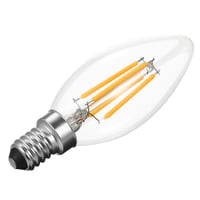 Generic-6pcs/set 4W E14 LED Filament Bulbs 400LM 6000K Cool White Energy-Saving Light Bulbs 40W Incandescent Equivalent AC200-240V