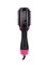 Generic - Multifunction American Plug Speed Regulation Hot Air Comb Pink/Black 650g