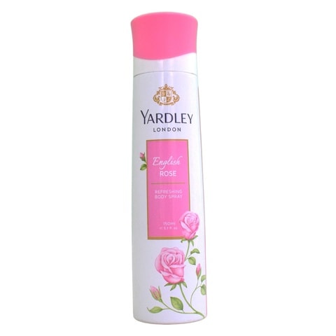 Yardley London English Rose Refreshing Body Spray Clear 150ml