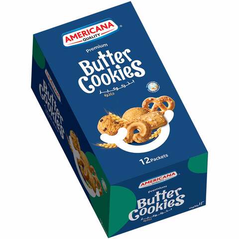 Americana Cookies Premium Butter 44 Gram 12 Pieces