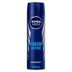 Buy Nivea Fresh Active Deodorant Spray for Men - 150ml in Egypt
