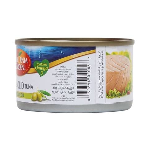 California Garden White Solid Tuna In Olive Oil 100g