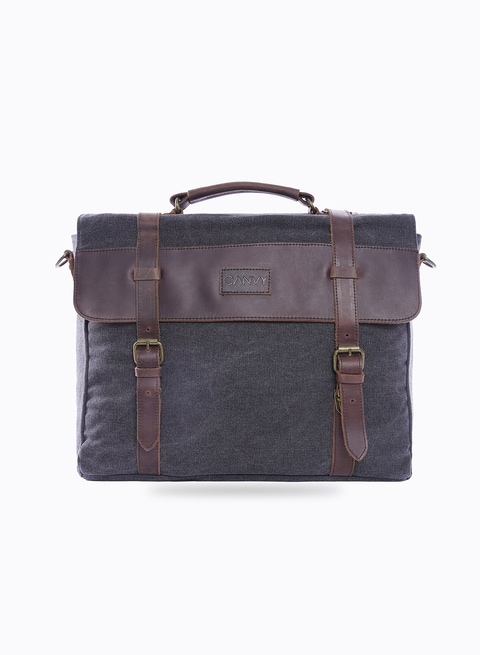 Canvas store messenger backpack