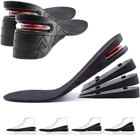 Height increasing insoles store for dress shoes