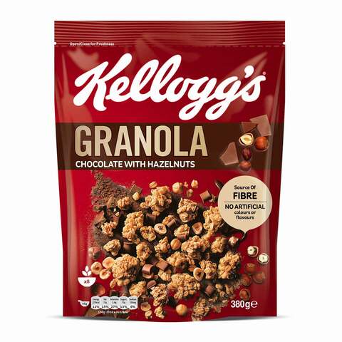 Kellogg&#39;s Crunchy Muesli with Chocolate and Hazelnuts 380g