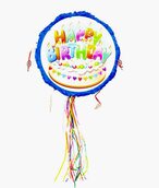 اشتري Party Time Blue Cake Design Happy Birthday Pinata for Adult Kids Birthday Celebration Decoration Birthday Theme Party Supplies, Colorful Pinata - Birthday Pinata في الامارات