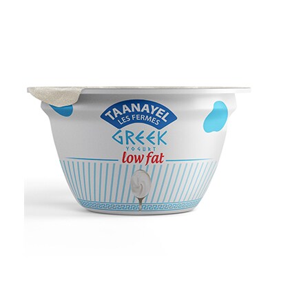 Taanayel Les Fermes Greek Yoghurt Plain Low Fat 150GR