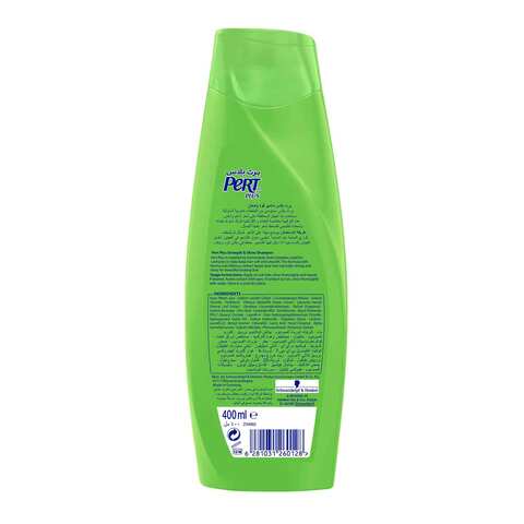 Pert Plus Strength &amp; Shine Shampoo with Henna and Hibiscus Extract, 400ML