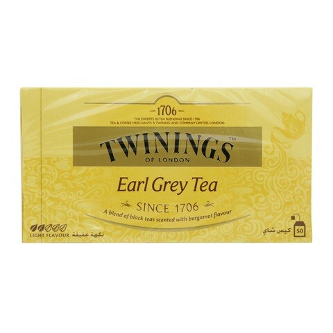 Twinings earl grey tea 50 bags &times; 2 g