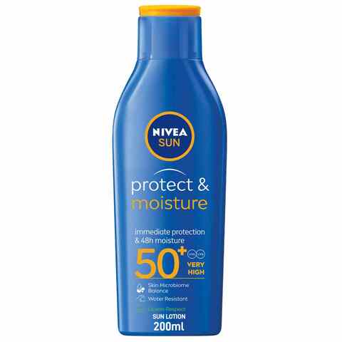 NIVEA SUN Lotion Protect &amp; Moisture SPF 50+ 200ml