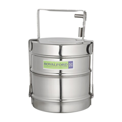 Buy Royalford 2 Layer Bombay Tiffin, Stainless Steel, Rf10557, Tiffin