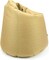 Luxe Decora Fabric Bean Bag With Filling (L, Beige)