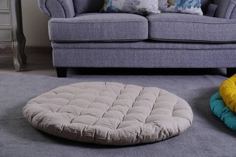 Gray 2024 floor cushion