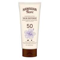 Hawaiian Tropic Anti Oxidant Sunscreen Lotion Lightweight Sun Protection SPF50 White 177ml