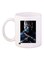Mortal Kombat Printed Coffee Mug White/Black/Blue Standard Size