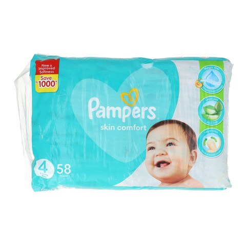 Pampers Skin Comfort 58 pcs