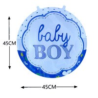 BABY BOY 18&#39; - HELIUM FOIL BALLOON FOR BIRTHDAY PARTY DECORATION