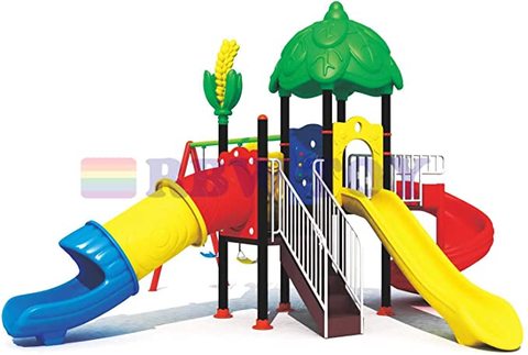 Rainbow Toys, Outdoor Children Playground Set Garden Climbing Frame Swing Slide 5.7 * 6.1 * 3.3 Meter RW-12037