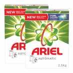 Buy Ariel Automatic Original Scent Laundry Detergent Powder 2.5kg Pack of 2 in UAE