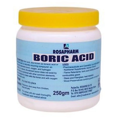 Boric Acid Powder 500 Grams | sdr.com.ec