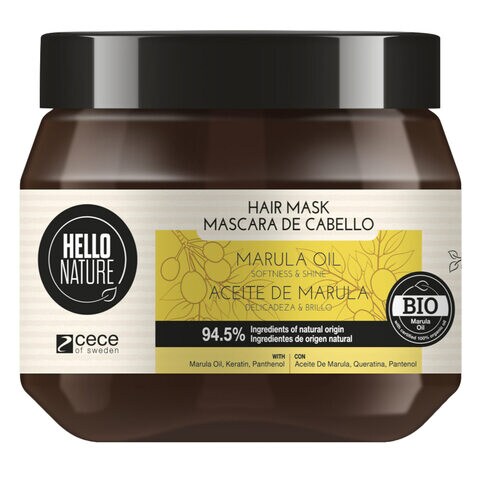 Hello Nature Marula Oil Hair Mask Black 250ml