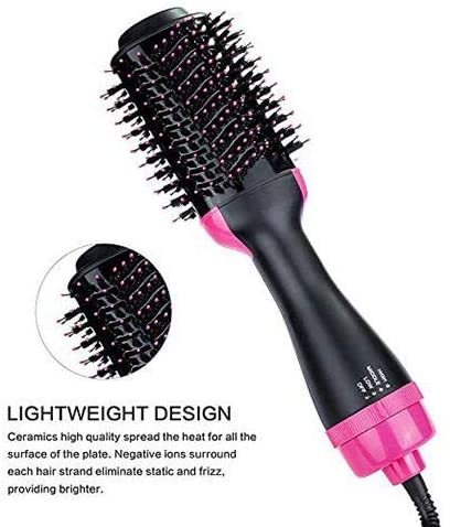 Buy One Step Hair Dryer Brush Multifunctional Infrared Volumizer, ManKami  Salon Hot Air Paddle Styling Brush Negative Ion Generator Hair Straightener  Curler (with box UK) Online - Shop Beauty & Personal Care