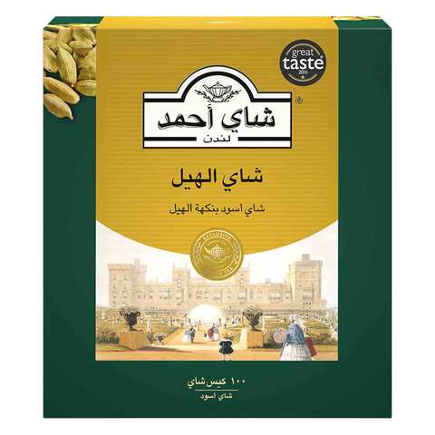 اشتري شاي احمد – شاي بالهيل – 100 كيس شاي في السعودية