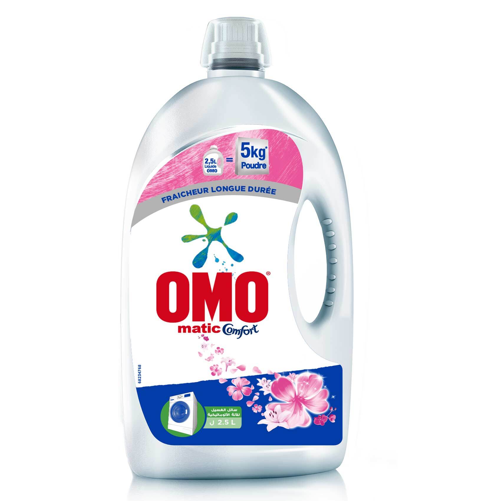 Buy Omo Liquid Detergent Comfort 2.5L Online - Shop Cleaning & Household on  Carrefour Lebanon