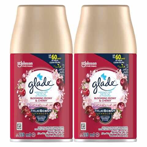 Buy Glade Blooming Peony And Cherry Automatic Refill Spray White