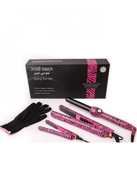 Buy 3 In 1 Hair Styling Tools Set Hair Curler & Hair Straightener & Mini Hair  Straightener Pink Black 1000g Online - Shop Beauty & Personal Care on  Carrefour Saudi Arabia