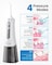 Renpho Oral Irrigator Cordless Water Flosser, Rechargeable, 300ml (Waterproof Dental Flosser Water Pick For Teeth, Portable Teeth Cleaning Kit, With 4 Modes For Travel, Household)