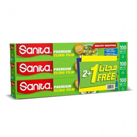 Saran Wrap, Premium, 100 Square Feet 1 ea, Plastic Bags