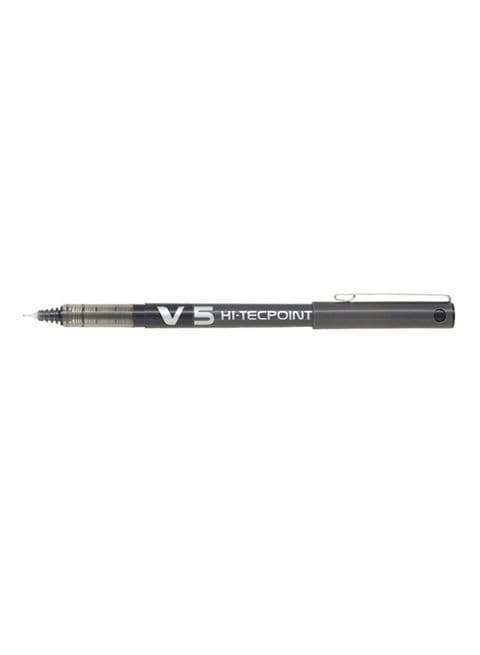 Pilot V5 Hi-Tecpoint Roller Ball Pen Black