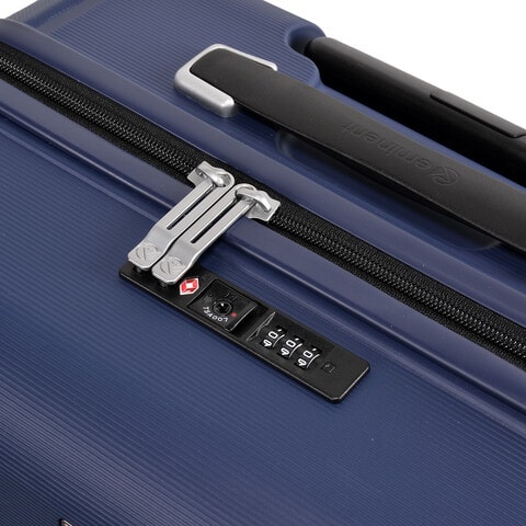 Dark cheap blue suitcase