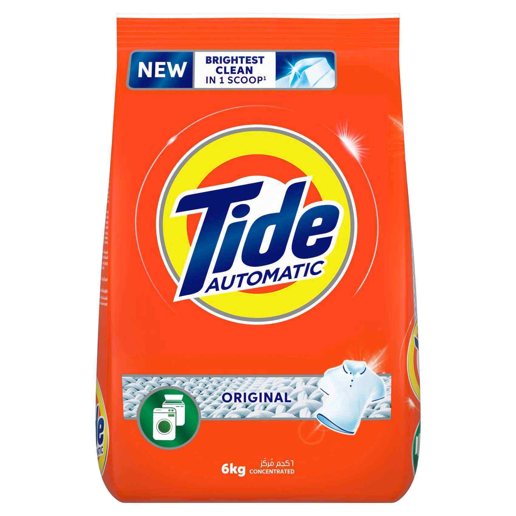 Buy Tide Automatic Laundry Powder Detergent Original Scent 6kg Online