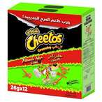 Buy Cheetos Crunchy Flamin Hot Lime Cheese Flavored Snacks 26g in Kuwait