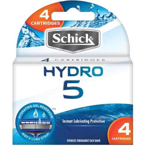 Schick Hydro 5 Easyglide Blade Blue 4 count