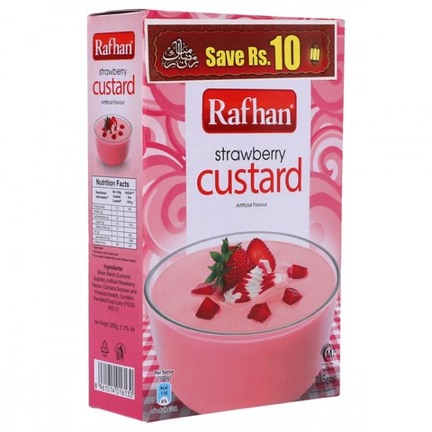 Rafhan Strawberry Custard 285 gr