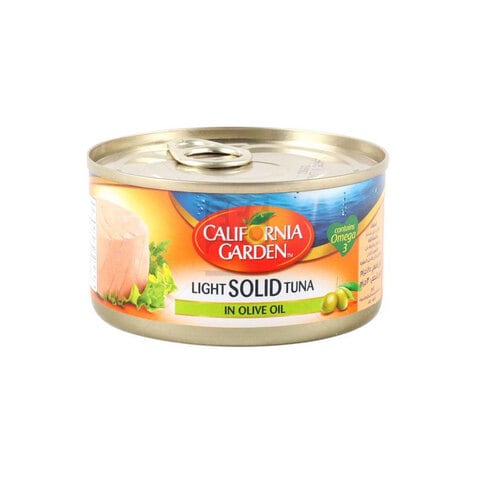 California Garden Light Solid Tuna In Olive Oil 185g