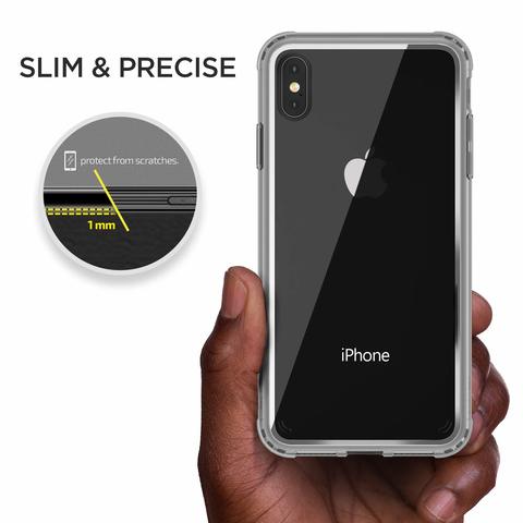 VRS Design - iPhone XS/iPhone X Crystal Chrome cover/case - Clear