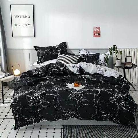 Marble comforter deals sets