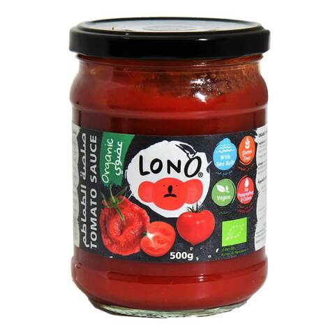 لونو صلصلة طماطم عضوية 500 جرام (خالي من الجلوتين)