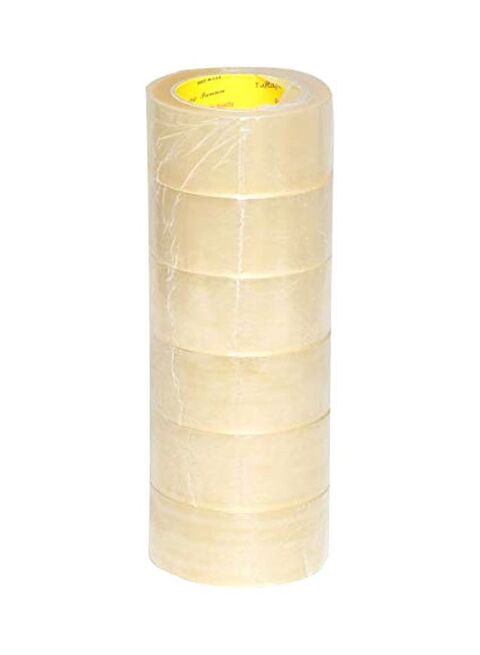 Marrkhor 6-Piece Packaging Tapes Clear 100Yard