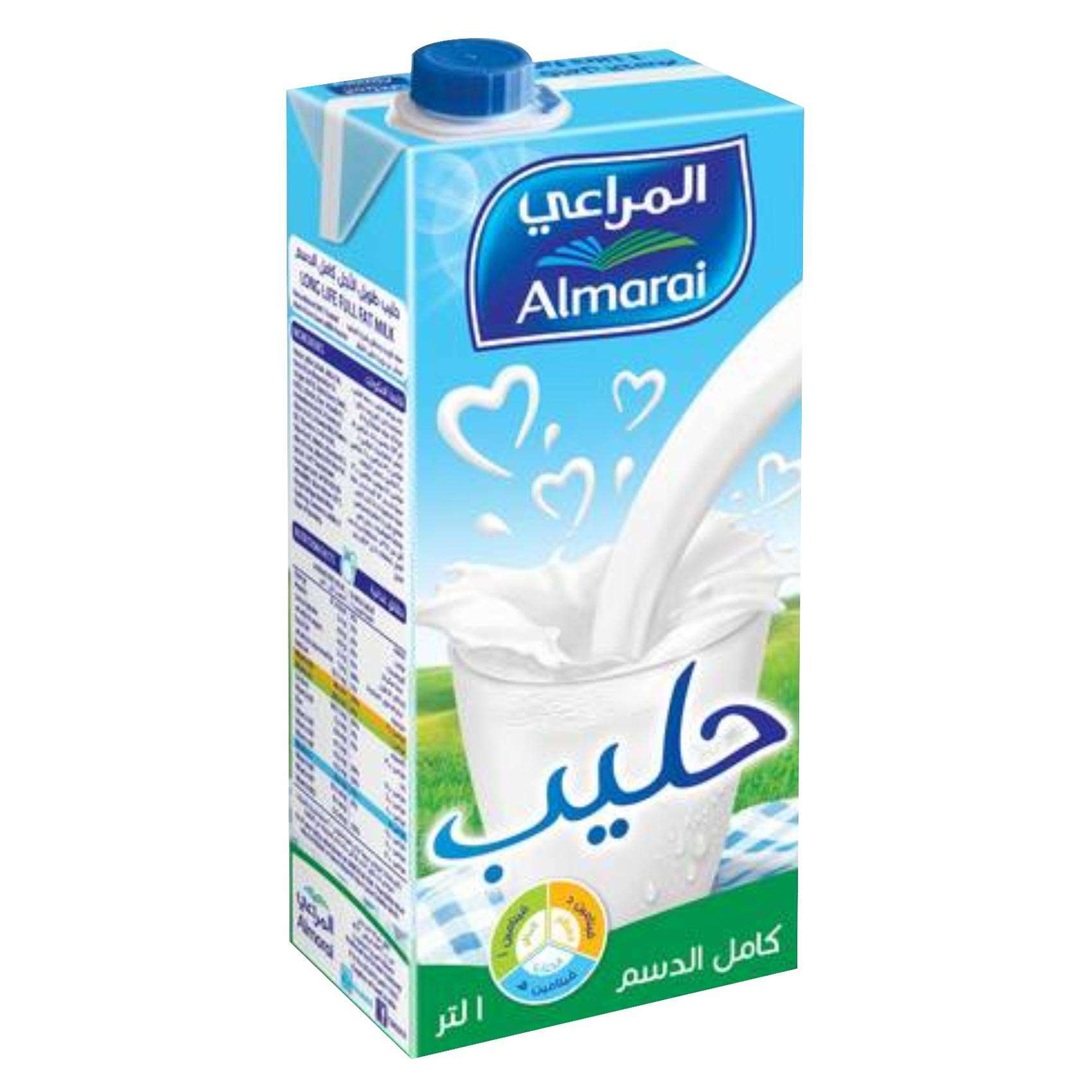 Buy Almarai UHT Milk Full Fat Vit Milk 1l Online Shop Fresh Food On