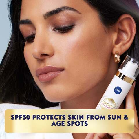 NIVEA Face Fluid Day SPF 50 Luminous 630 Even Glow Spot Darkening Protection 40ml