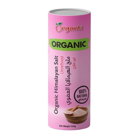 Buy Organti Organic Himalayan Pink Salt 700g in Saudi Arabia