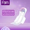 Fam Maxi Sanitary Pad Folded With Wings Night White 24 countx6