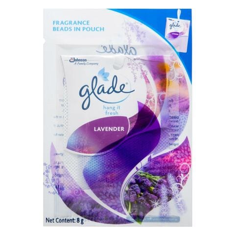 Glade Hang It Lavender Car And Home Air Freshener 8g