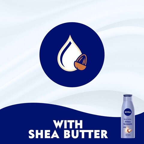 Nivea Shea Smooth Shea Butter Dry Skin Body Lotion 250ml