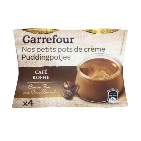 Carrefour Dessert Creme Coffee Jar 100g x4
